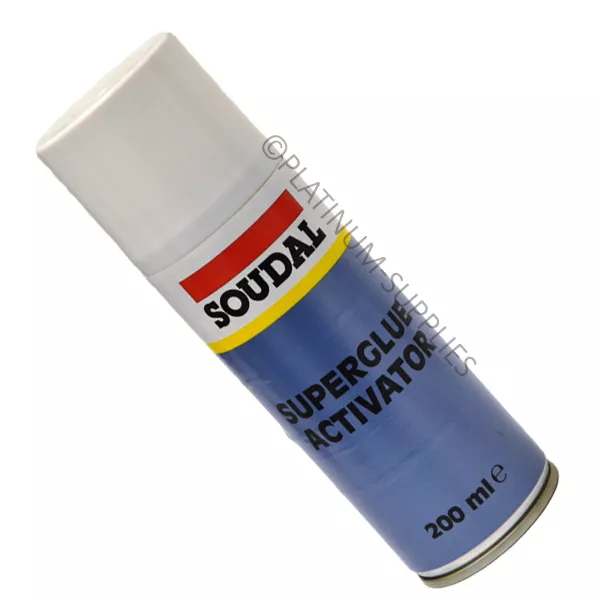 SOUDAL SUPERGLUE ACTIVATOR 200ml ACCELERATOR SPRAY CYANOACRYLATE