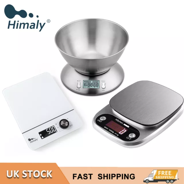 Digital 1-8000g Kitchen Scales Electronic Balance LCD Food Weight Postal Scale