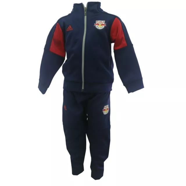 MLS official Adidas New York Red Bulls Toddler Kids Jacket & Pants Warmup Suit