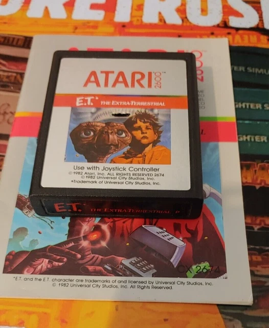 EO 1st ed. JOUST boite cellophane Atari 2600 BOITE scellée blister holographic