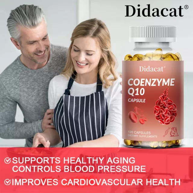 COENZYME Q-10 200MG Antioxidant, Heart Health, Cell Regeneration ...