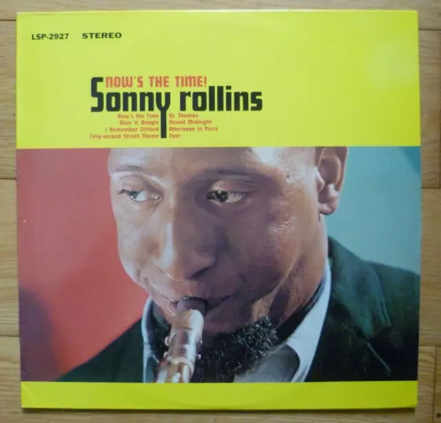 SONNY ROLLINS - NOW'S THE TIME VINYL LP RECORD RCA VICTOR 180g AUDIOPHILE ISSUE