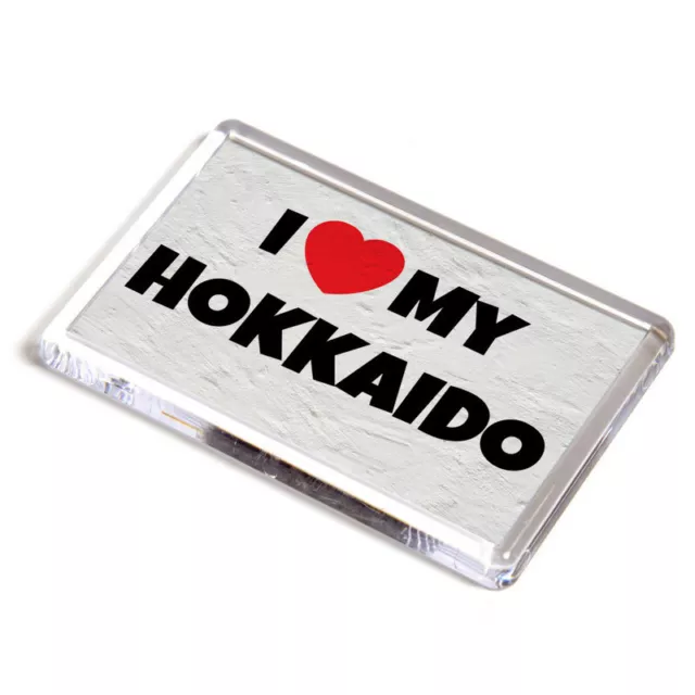 FRIDGE MAGNET - I Love My Hokkaido - Pet Dog Breed Gift