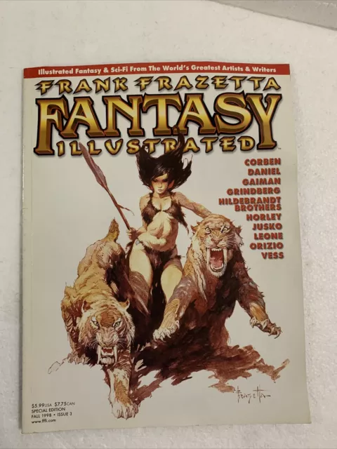 Frank Frazetta Fantasy Illustrated #3 Special Edition Fall 1998. NM Condition