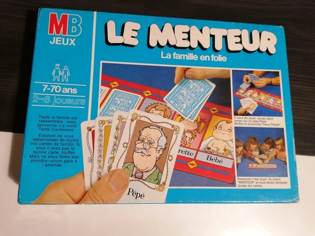 LE MENTEUR LA famille en folie. JeuxMB. 1980 COMPLET. 7 ans et plus