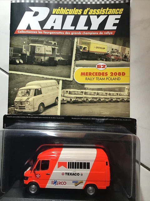 Altaya Mercedes 208D Rallye Assistance N°62 - Rally Team Poland - 1/43 - Neuve