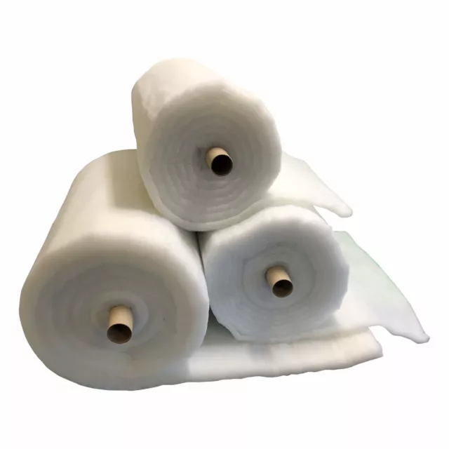 Aquarium Pond Filter Wool Floss Rolls - All Thicknesses Lengths Koi Fish Tank