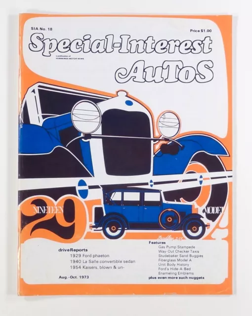 1973 Aug SPECIAL-INTEREST AUTOS Ford Phaeton CHECKER TAXI MOD Fiberglass Model A