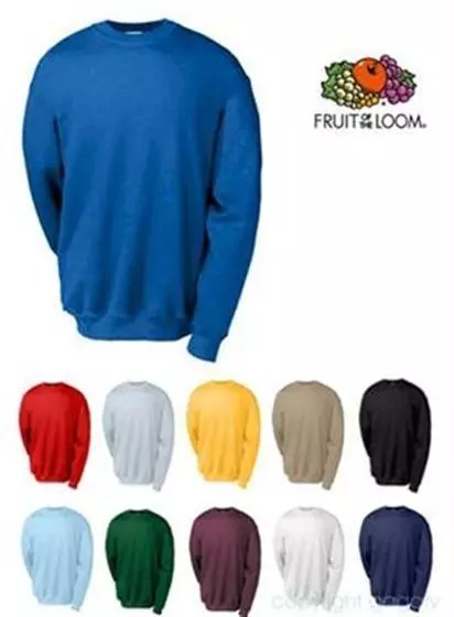 Fruit of the Loom Sweatshirt Gr. S M L XL XXL Pullover Sweat