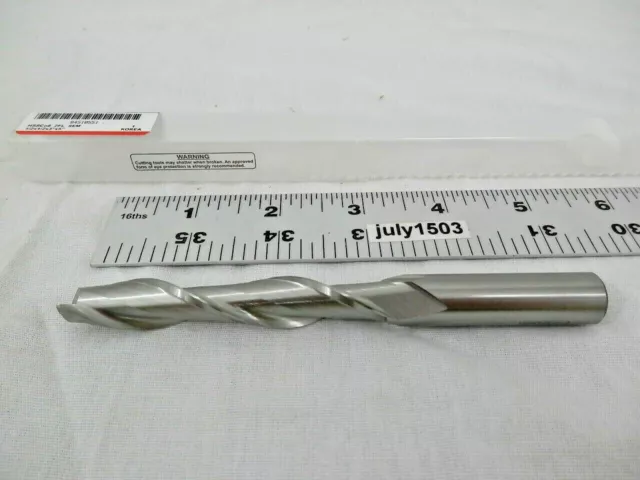 (1) NEW Hertel 1/2" End Mill HHsCo8 2 Flute 3" Cut Length 5" Overall
