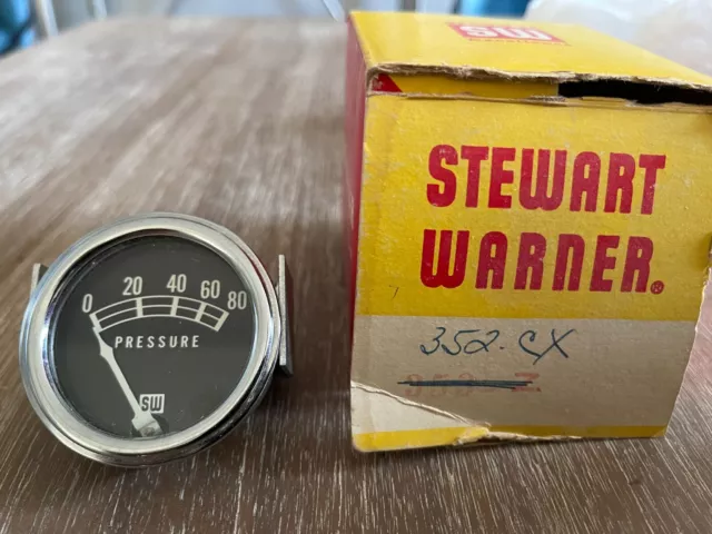 Stewart Warner oil pressure gauge