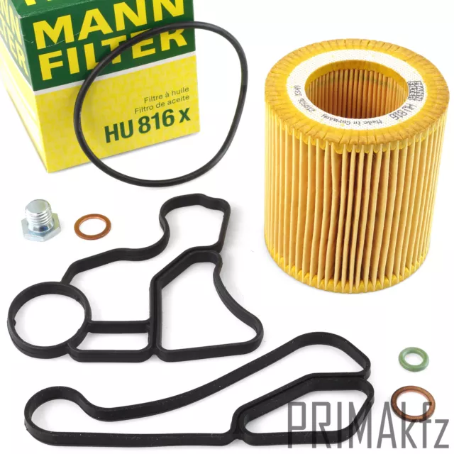 Set Guarnizioni Alloggiamento Filtro Olio + Mann per BMW 1er 2er 3er 4er 5er 6er