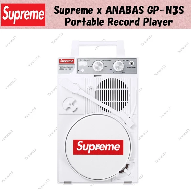 SUPREME X ANABAS GP-N3S Portable Record Player $660.00 - PicClick CA