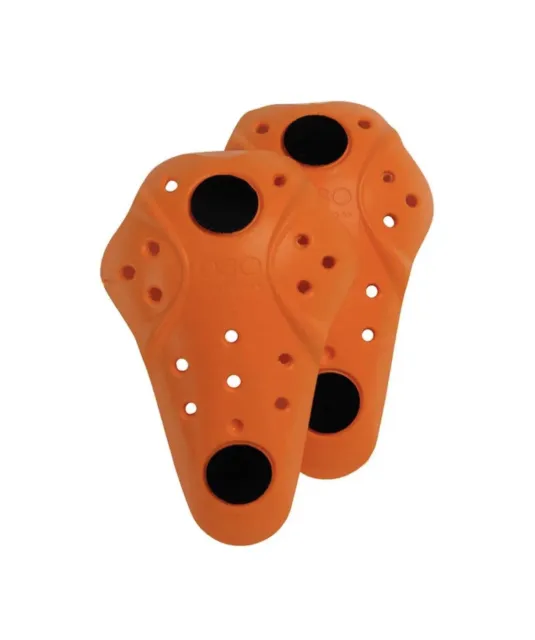 Rokker Protezione ginocchio moto D3O arancione