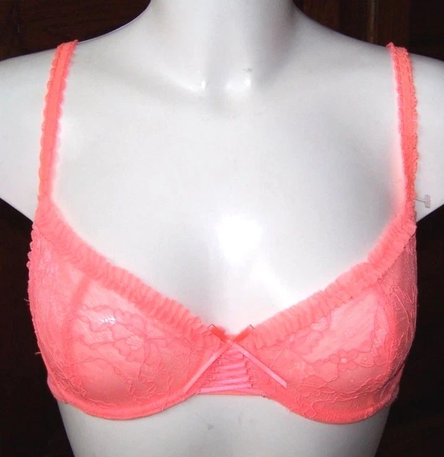Soutien-gorge Undiz Balconnet Taille 85D - Rose, En Voile - Neuf Sans étiquettes