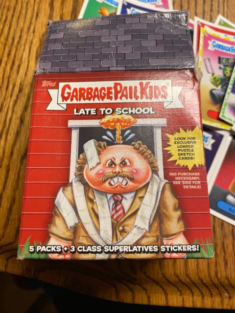 Garbage Pail Kids Late To School Not Complete