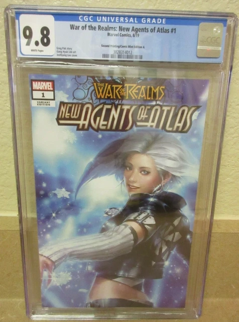 War of the Realms: New Agents of Atlas 1 CGC 9.8 2nd Print, Comic Mint Luna Snow