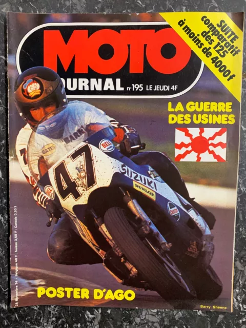 Magazine/ Revue Moto Journal N°195