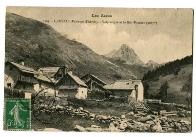 CPA 05 Hautes-Alpes surroundings d'Abriès Valpreveyre et le Bric-Bouchet