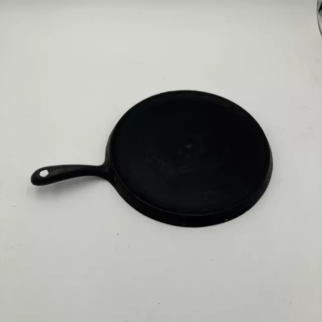 Griswold Cast Iron Size 9 Handle Griddle Slant Logo Single Hole Handle X