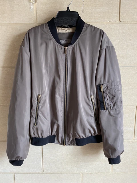 Bomber kaki zara deals
