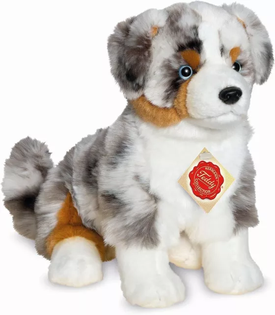 Teddy Hermann Australian Shepherd sitzend 30 cm 91933 Kuscheltier Plüschtier