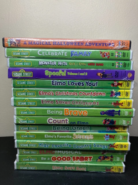 SESAME STREET DVD Lot Of 15 BRAND-NEW SEALED Kids Childrens