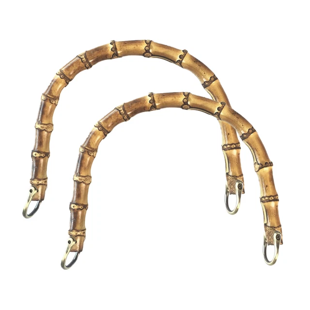 Imitation Bamboo Handbag Purse Handles U-Shaped Replacement for DIY Bag Making