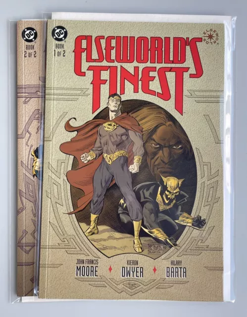 Elseworld's Finest #1-2 Complete Set (1997,DC Comics) Prestige Format ￼