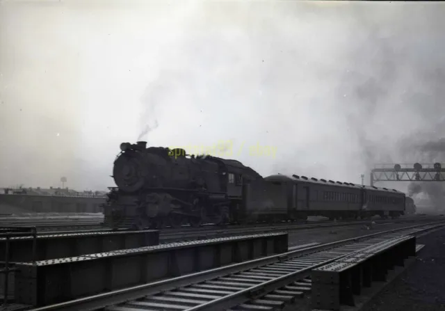 1950 PRSL Pennsylvania-Reading Seashore Locomotive #6028 - Vtg Railroad Negative