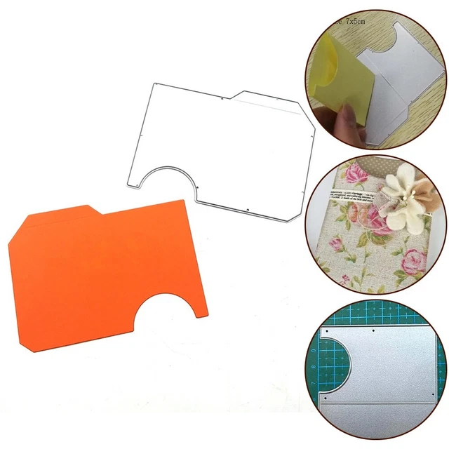 Matrice De Découpe Métal Motif Moto - Pour Scrapbooking, Cartes, Gaufrage - Environ 13,5x8 Cm - Loisirs Créatifs - 6