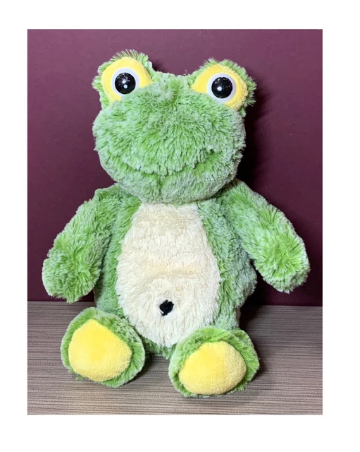 RARE VINTAGE KELLYTOY Frog With Belly Button Plush/Stuffed Animal £27.