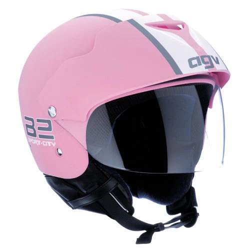 Casco online agv rosa