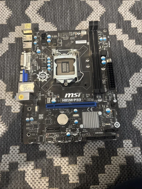 Mainboard MSI H81M-P33 Inkl CPU RAM Kühler in 6850 Stadt Dornbirn für