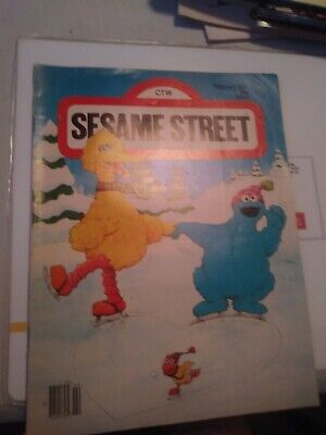 Feb February 1981 Sesame Street Magazine Big Bird Cookie Monster