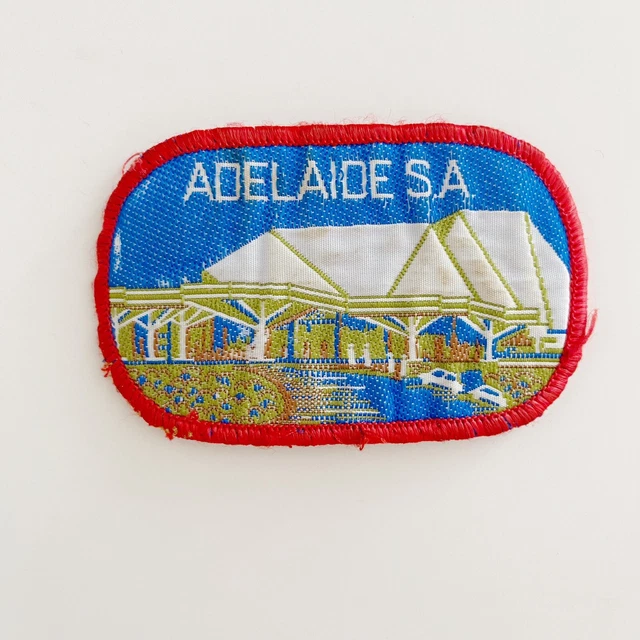Patch Tissé Vintage Grand Prix Adelaide F1 - Rare - Années 80