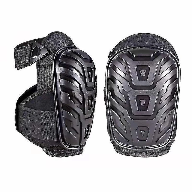 Genouillères Professionnelles Avec Gel - 2 Paires + Extensions - Coque PVC Renforcée, Velcro Réglable - Pour Maçons, Carreleurs, Jardinage