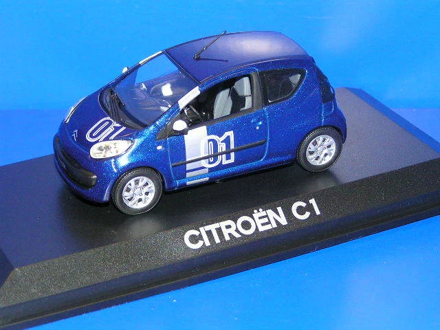 Citroën C1 2005 Noire 1/43 - Norev AMC008845 - Dealer Box - Rare