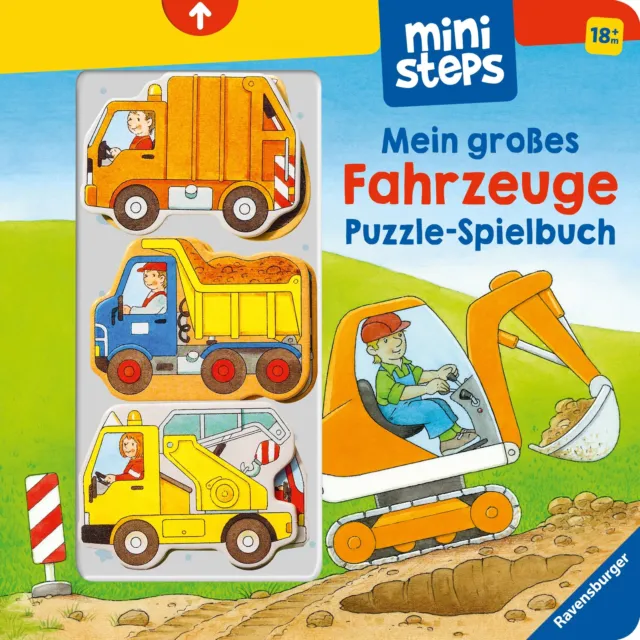 Mein großes Fahrzeuge Puzzle-Spielbuch: Ab 18 Monaten (ministeps Bücher) Sa ...