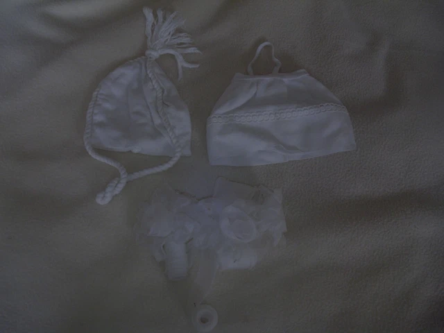 Ravissante petite robe ancienne en coton BB Jumeau, Sfbj