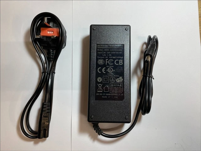 REPLACEMENT 42V AC Adaptor Charger for Halfords Wired Electric