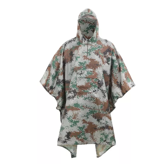 Bundeswehr Regenponcho mit Kapuze Rip Stop BW Regenumhang R/S Armee Outdoor NEU