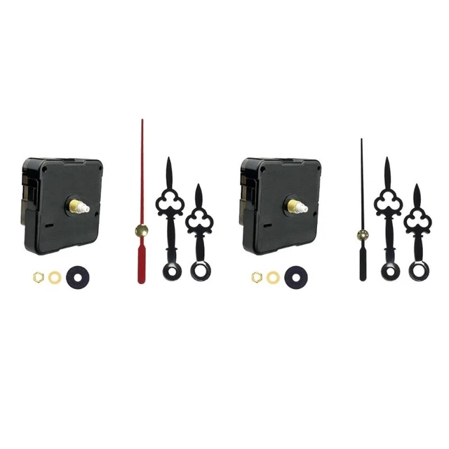 QUARTZ CLOCK MOVEMENT Kit Set Time Clocks Use Equipment £6.11 - PicClick UK