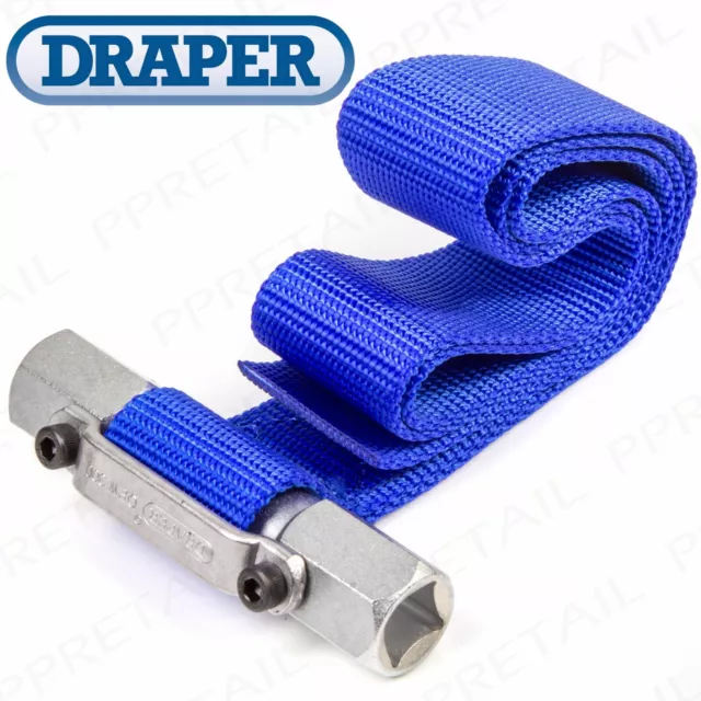 HEAVY DUTY Oil Filter Wrench LARGE Up To 300mm Strap Van/Truck Remover Grip Tool