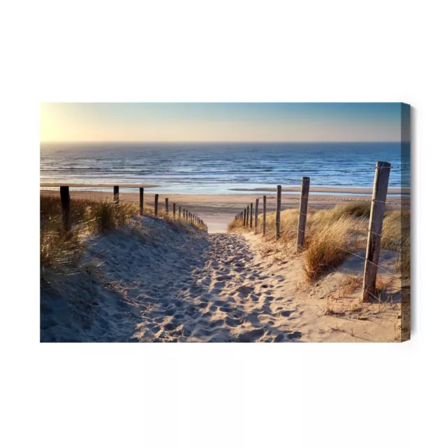 CANVAS Leinwand Meer Strand Ostsee Wasser Dünen Sand Natur Bilder XXL Wandbild