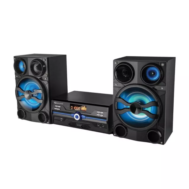 Hifi Multimedia Audio System With Bluetooth And Aux/Usb/Mic Inputs