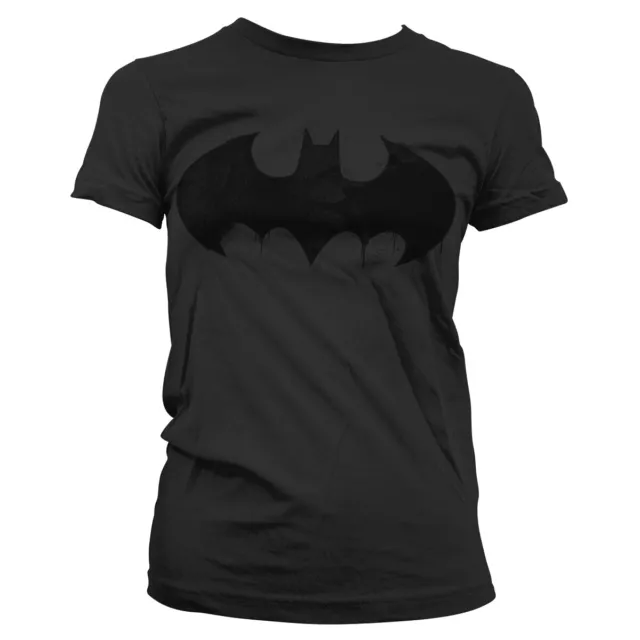 Batman Icon Girly T-Shirt Femme sous Licence Officielle