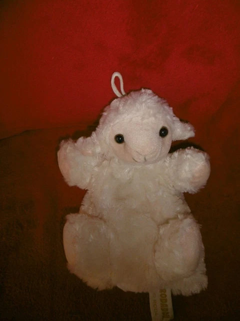 Doudou Créations Dani Marionnette Mouton Agneau Ecru Frisé NEUF