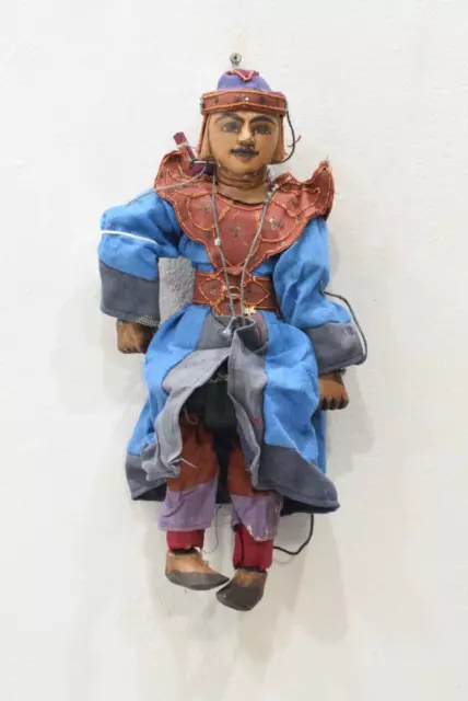 Puppet Marionette Wood Burmese Puppet Folk Art