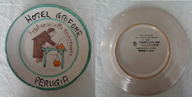Vecchio Piatto Del Buon Ricordo - Ristorante Hotel Grifone (Perugia) - Leggi